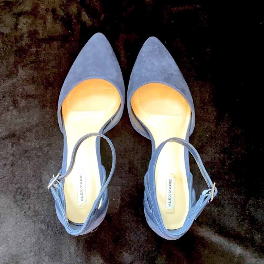 Dark Blue ALEX MARIE Heels